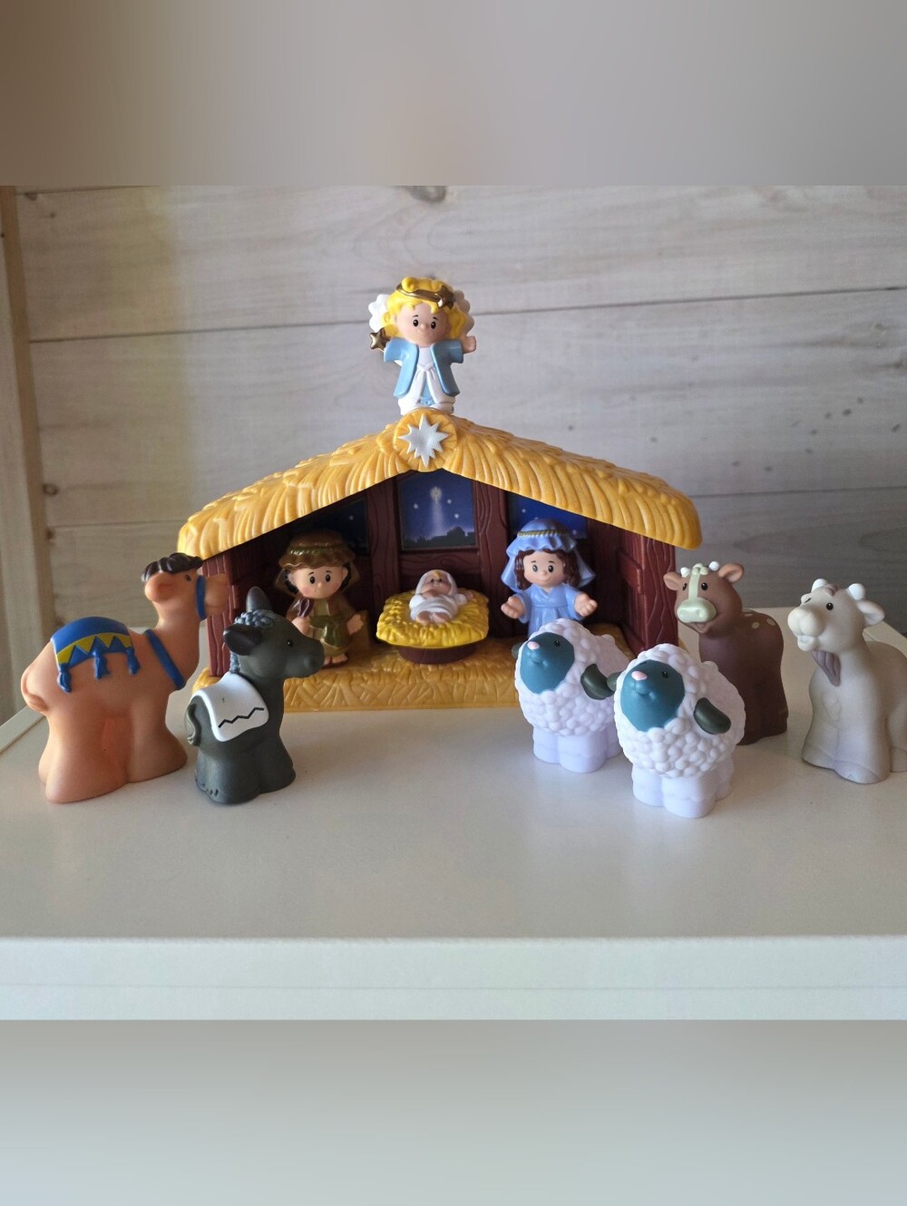 LIKE NEW Vintage Little People Nativity Set